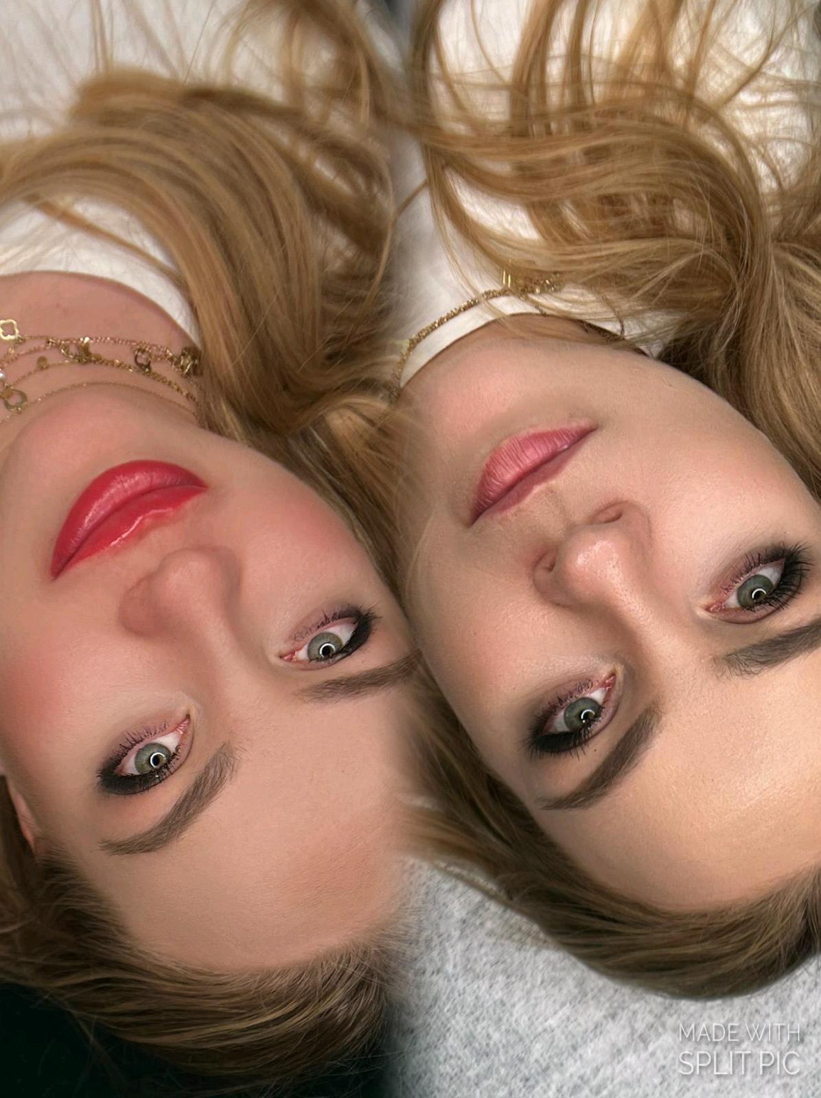 Realizacja makijażu permanentnego brwi salon Hypnotic Madam Luboń